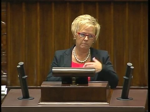 Poseł Izabela Katarzyna Mrzygłocka - Wystąpienie z dnia 21 pa�dziernika 2014 roku.