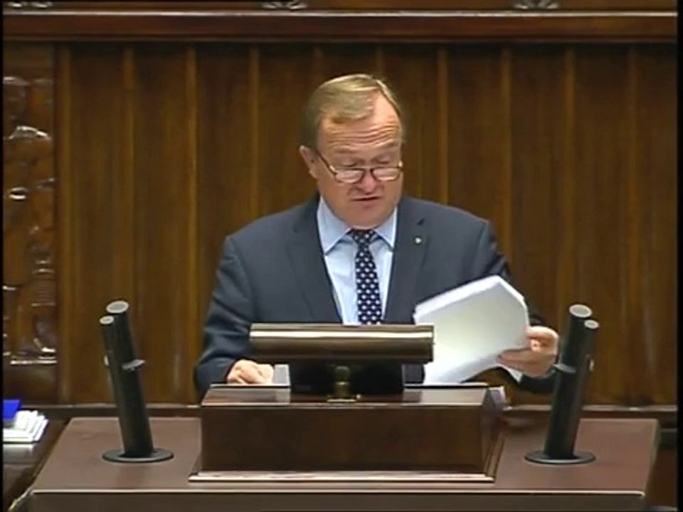 Poseł Jan Łopata - Wystąpienie z dnia 21 pa�dziernika 2014 roku.