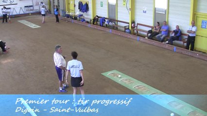 Premier tour, tir progressif, Digoin contre Saint-Vulbas, J2 Elite Féminine 2014 2015