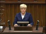 Poseł Małgorzata Pępek - Wystąpienie z dnia 21 pa�dziernika 2014 roku.