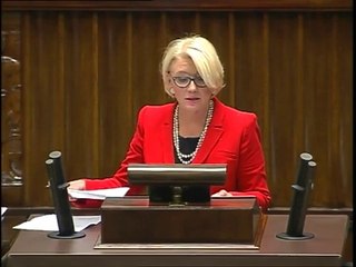 Poseł Marzena Machałek - Wystąpienie z dnia 21 pa�dziernika 2014 roku.