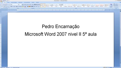 Microsoft word 2007 nivel II 5ª aula