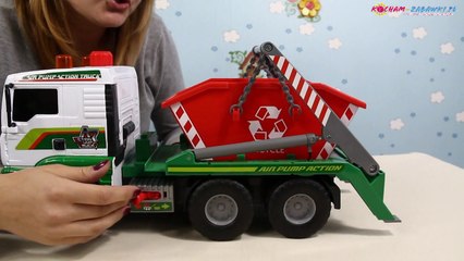 Air Pump Container Truck / Śmieciarka - Kontenerowiec z Pompką  - Dickie Toys - 333-6104 - Recenzja