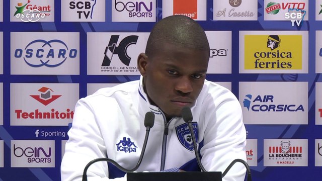 Bastia-Monaco : Conf. d'avant-match de F. Ayité