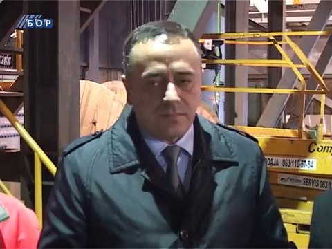 Ministar Aleksandar Antić posetio RTB Bor, 23. oktobar 2014. (RTV Bor)