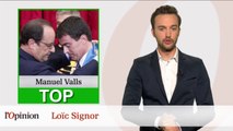 Top Flop : Manuel Valls aussi drôle que François Hollande / Patrick Buisson flingue Nicolas Sarkozy