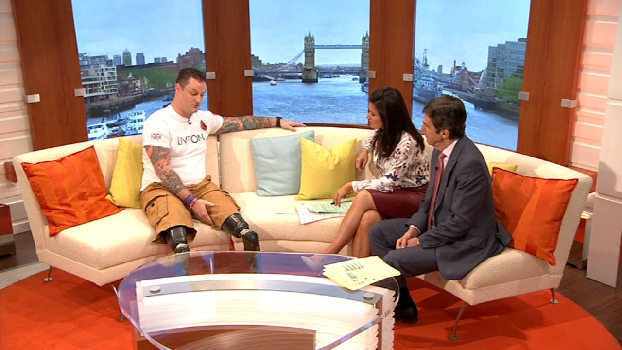 Amputee thanks poppy appeal for artificial limbs