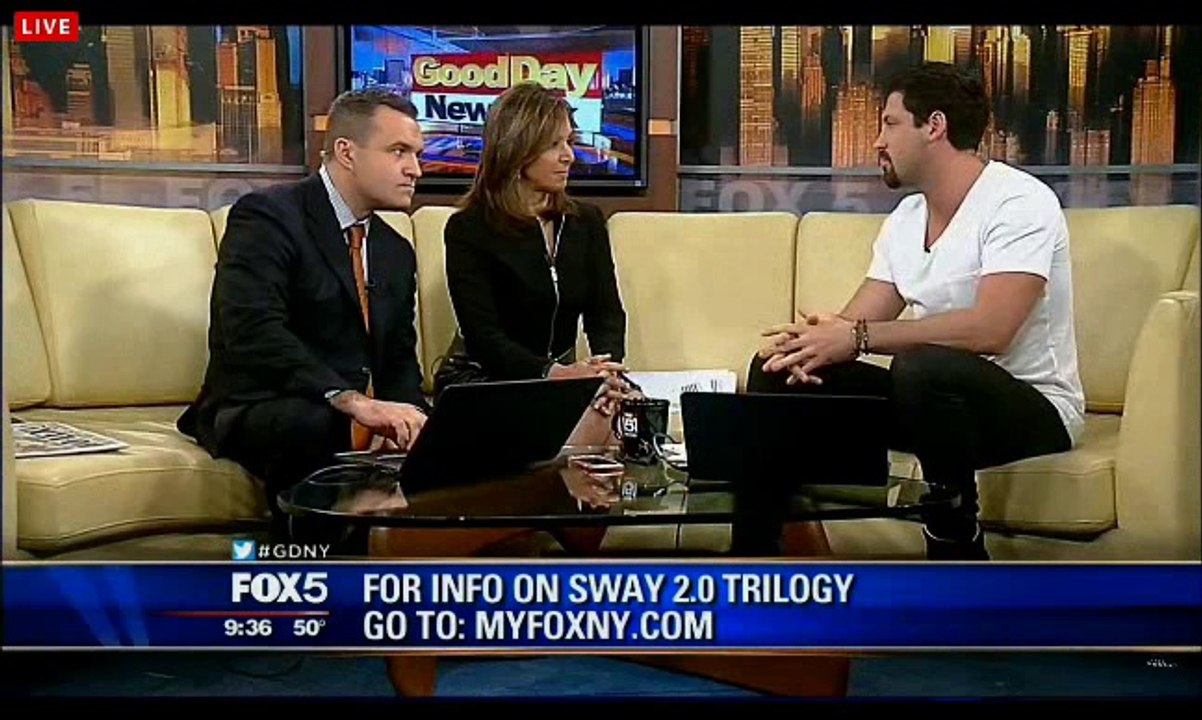 10-23-2014  Good Day NY - Announcement of Olympic Gold Medalist Meryl Davis & Zendaya to Sway