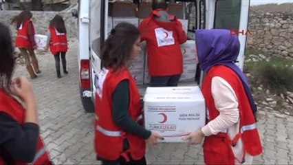 Tokat Kuraklıktan Etkilenen Köye Kızılay'dan Gıda Yardımı