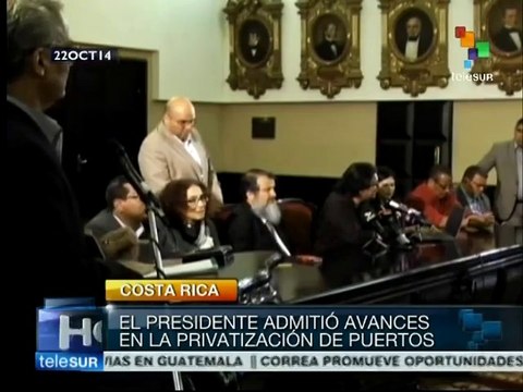 Sindicato portuario de Costa Rica llama a huelga para defender puertos