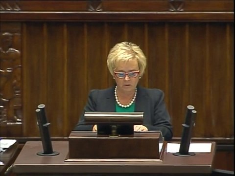 Poseł Izabela Katarzyna Mrzygłocka - Wystąpienie z dnia 22 pa�dziernika 2014 roku.
