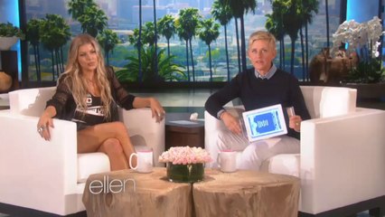 Fergie on Ellen DeGeneres Show