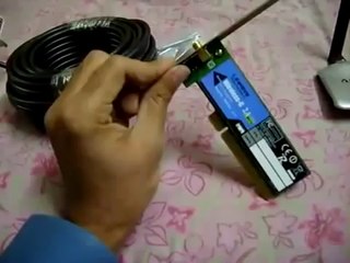 anteena and pci wifi card for internet provider(urdu)