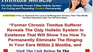 The Tinnitus Miracle Real Tinnitus Miracle Bonus + Discount