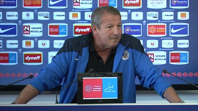 Rolland Courbis avant Reims vs MHSC (11ème journée L1)