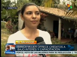 Gobierno salvadoreño lanza "Banca Mujer" para apoyar PYMES