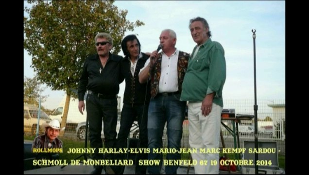 LES LÉGENDE DU ROCK'N'ROLL DE L'ALSACE ROLLMOPS-JOHNNY HARLAY-MARIO ELVIS-JEAN MARC-SARDOU - JOHNNY ARIZONA OCTOBRE 2014