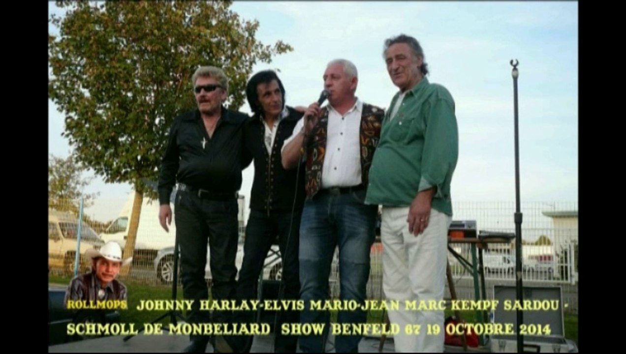 ' LES LÉGENDE DU ROCK'N'ROLL DE L'ALSACE ' ROLLMOPS-JOHNNY HARLAY-MARIO ELVIS-JEAN MARC-SARDOU - JOHNNY ARIZONA OCTOBRE 2014