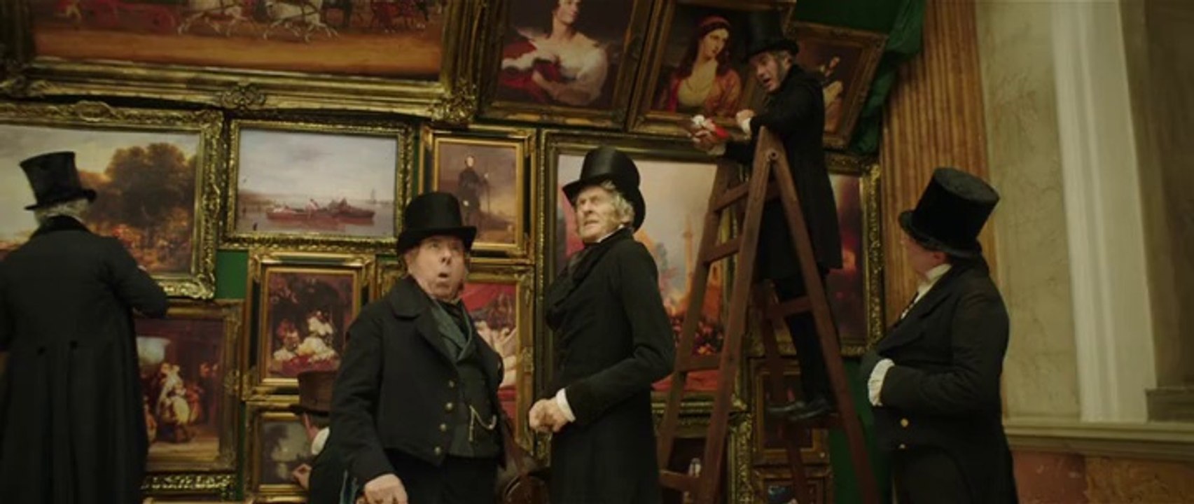 MR. TURNER (Mike Leigh) "Varnishing Day at the Royal Academy" (film clip)