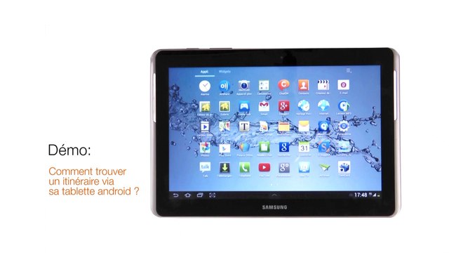 comment trouver un itinéraire via sa tablette android (1)