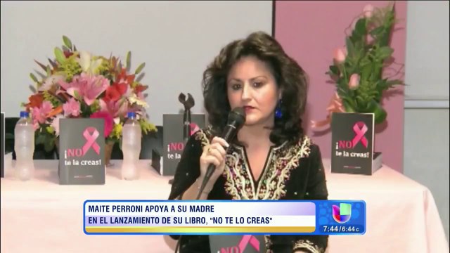 HD: Maite Perroni [@MaiteOficial] habla del cancer que sufrio su mama