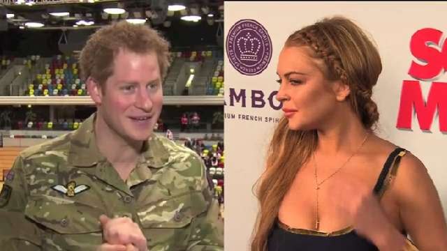 Is Lindsay Lohan Chasing Prince Harry?