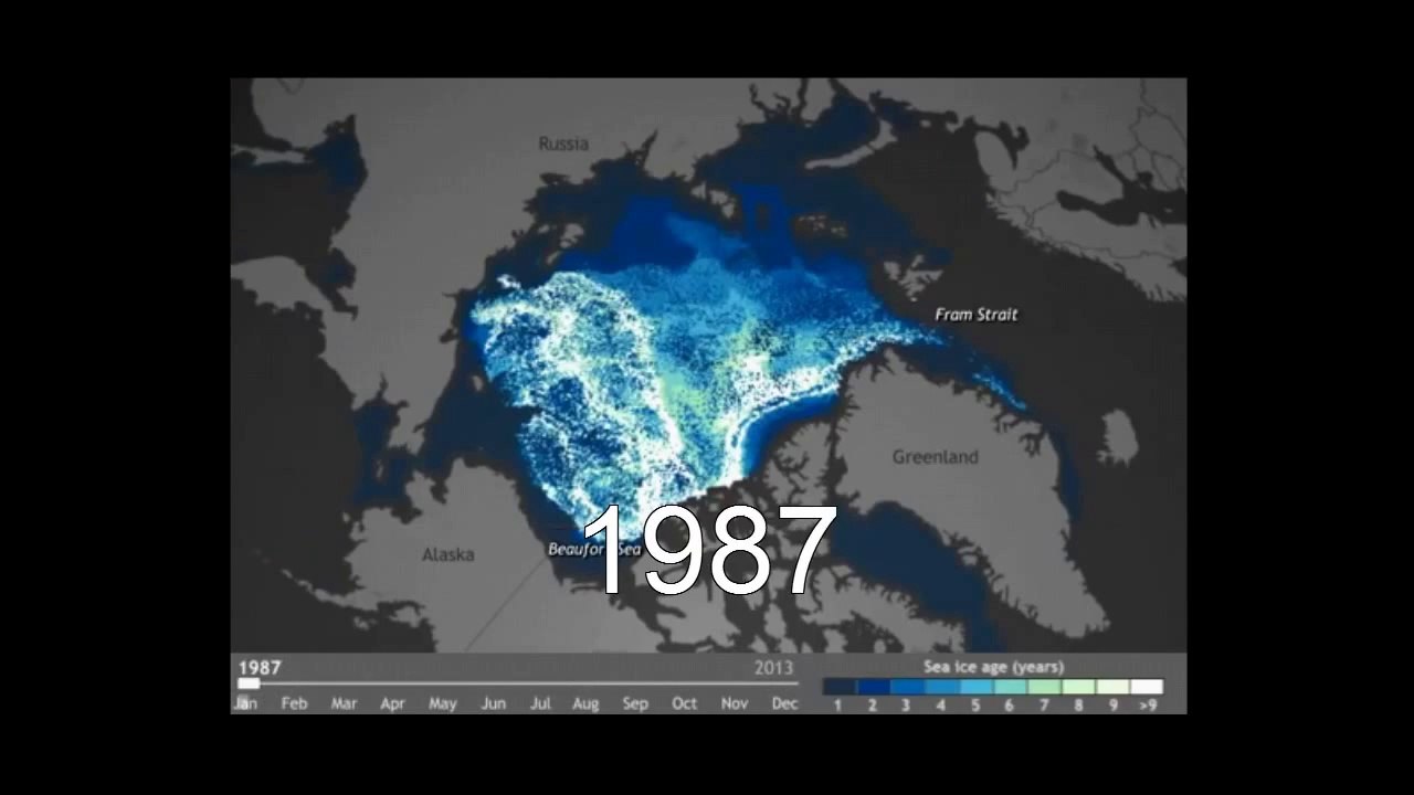 Arctic melt from 1987 to present