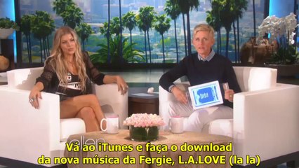 Fergie no programa da Ellen DeGeneres (legendado)
