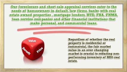 Pittsburgh Pre-Foreclosure & Short Sale Appraisals 412.831.1500