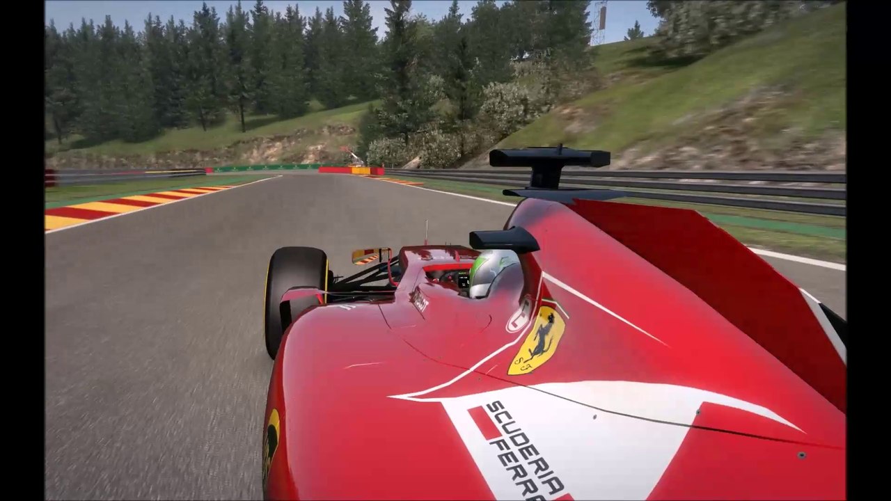 Ferrari LaFerrari VS Ferrari F14 T, Spa Francorchamps, Assetto Corsa & F1 2014, Replay, HD