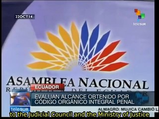 Ecuador assesses Comprehensive Penal Code implementation