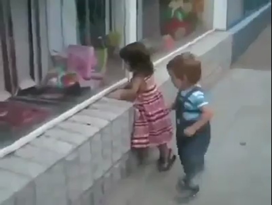 Romance Between Kids Funny Video