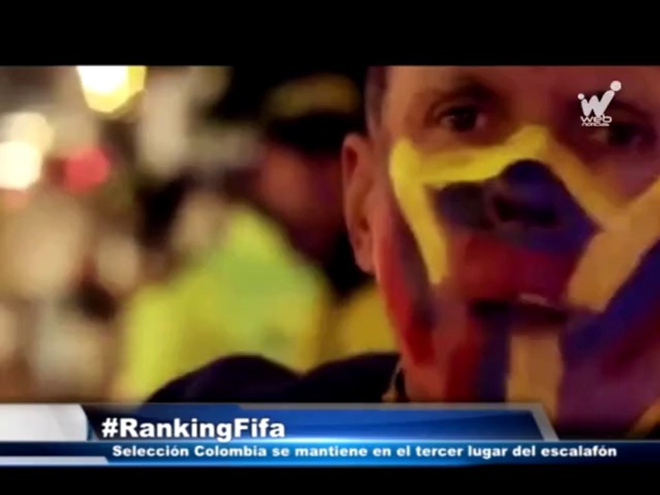 Selección Colombia continúa tercera en el ranking de la Fifa