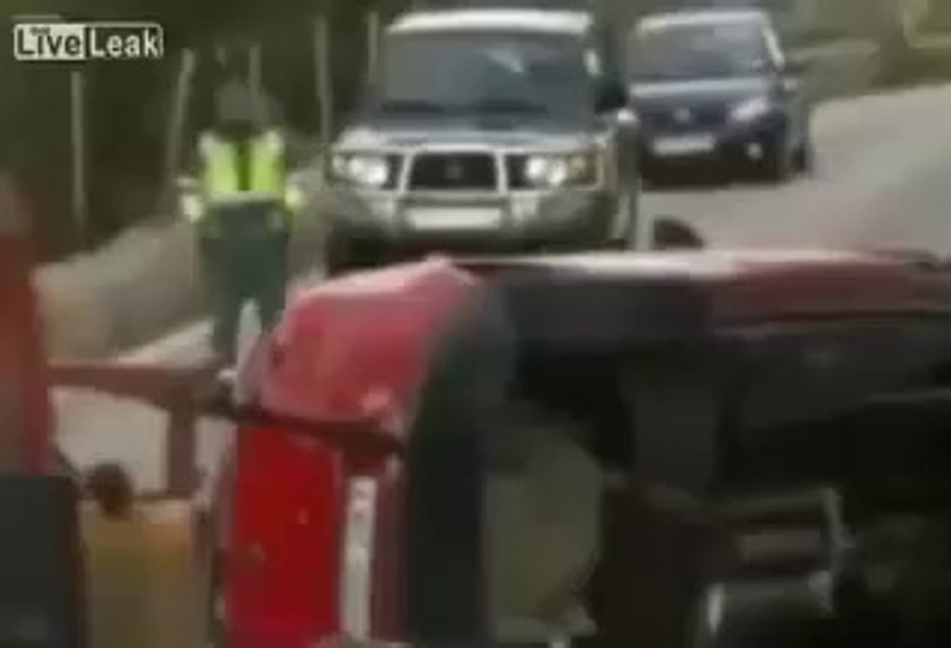 Ghost filmed near Car Crash