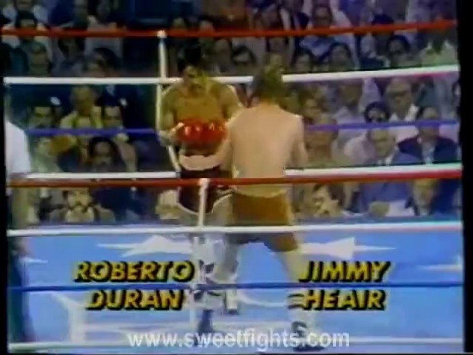 Roberto Duran - Jimmy Heair  1979-04-08