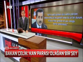 Çalışma Bakanı Faruk Çelik Kan parası olağan bir şey