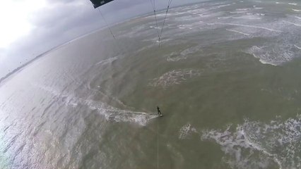 Kitesurf à Houlgate le 22/10/14