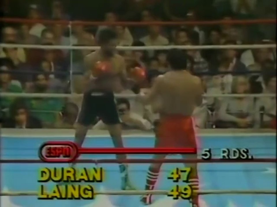 Roberto Duran - Kirkland Laing  1982-09-04