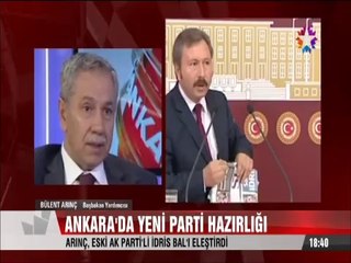 Bülent Arınç'tan yeni parti kuran İdris Bal'a kimsin sen çıkışı