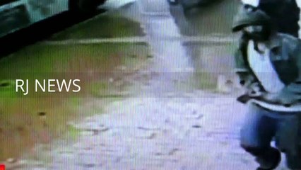 CCTV FOOTAGE OF AXE ATTACK ON A NYPD OFFICER R J NEWS