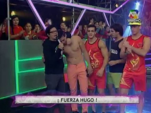 Hugo García recibió el apoyo de sus compañeros y fanáticos