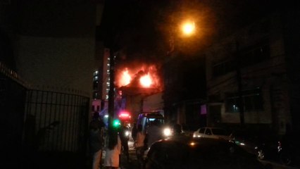 Incendio na Rua Bento Lisboa 24/10/2014