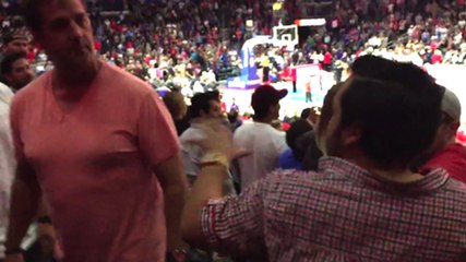 Clippers Fan With Man Boobs Beats Up Fellow Clippers Fan