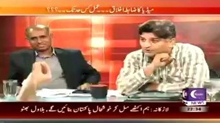 Harsh talk Between Matiullah Jan and Sabir Shakir on the Issue of Ban on ARY News