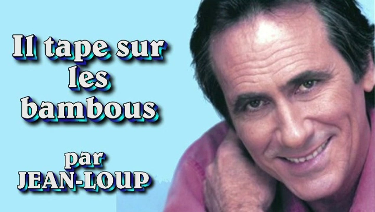 Il tape sur des bambous par Jean-Loup