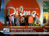 Dilma logra reelección con un millón 400 mil votos más que Aécio