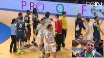 Fin de match au Palais des Sports de Créteil contre Chambéry (35-31) + MicroTribunes