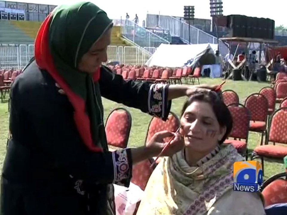 DJ Butt in Gujrat PTI rally-24 Oct 2014