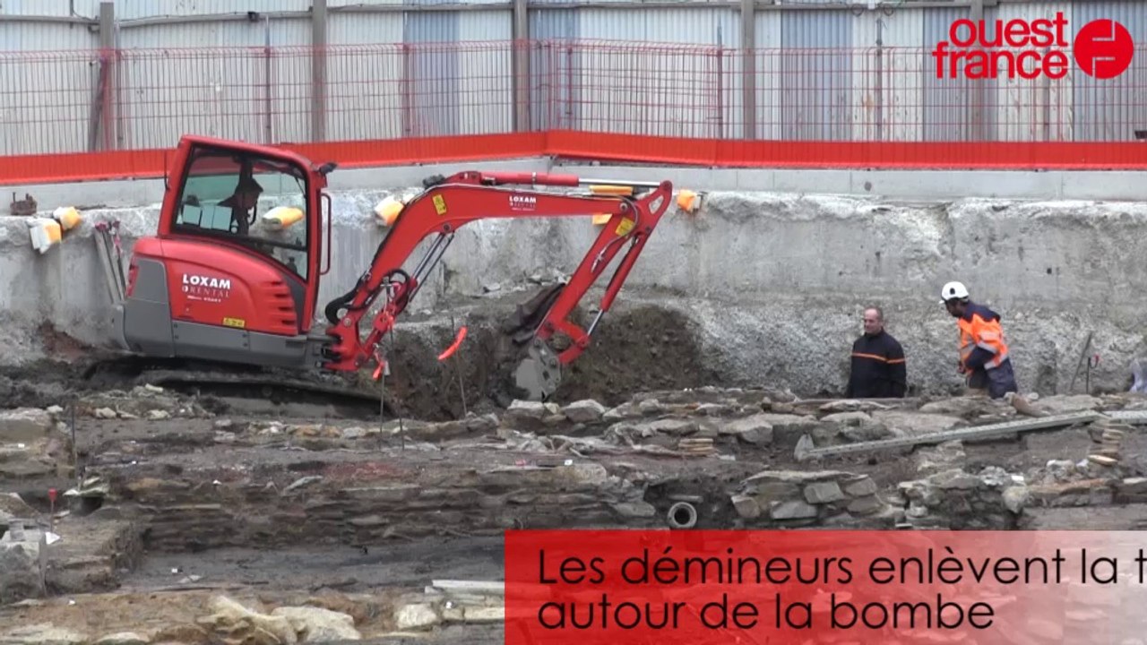 Un bombe découverte place St-Germain à Rennes