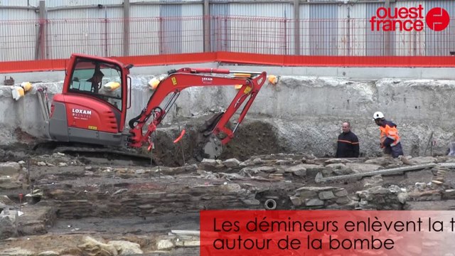 Un bombe découverte place St-Germain à Rennes